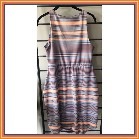 NWT PrAna emerald lake dress red clay stripe women’s - Picture 5 of 5